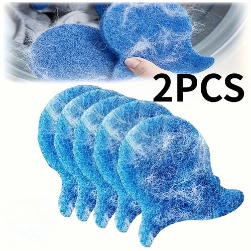 1/2/3pcs Laundry Pet Hair Remover,Pet Hair Removal Balls for Washing Machines, Reusable Hair And Lint Catchers. - Color: 2PCS